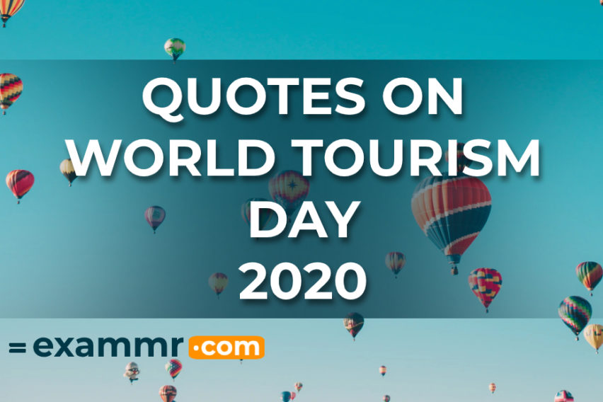 World Tourism Day 2020 - Beautiful Quotes On Travelling