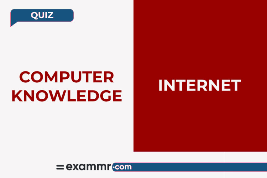 Computer Knowledge Quiz: Internet