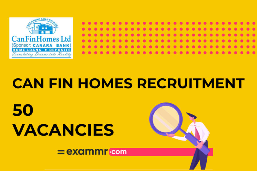 Can Fin Homes Ltd Recruitment: 50 Junior Officer Vacancies