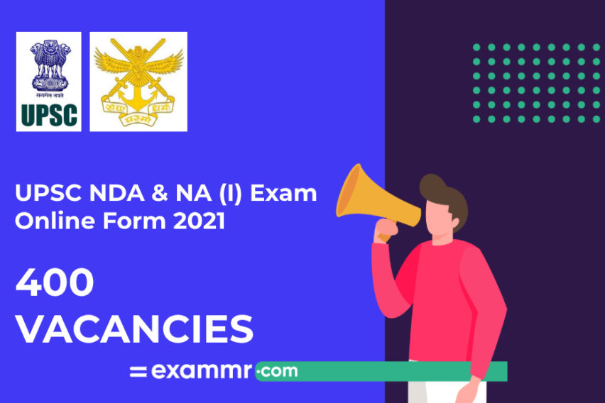 UPSC NDA & NA (I) Exam Online Form 2021