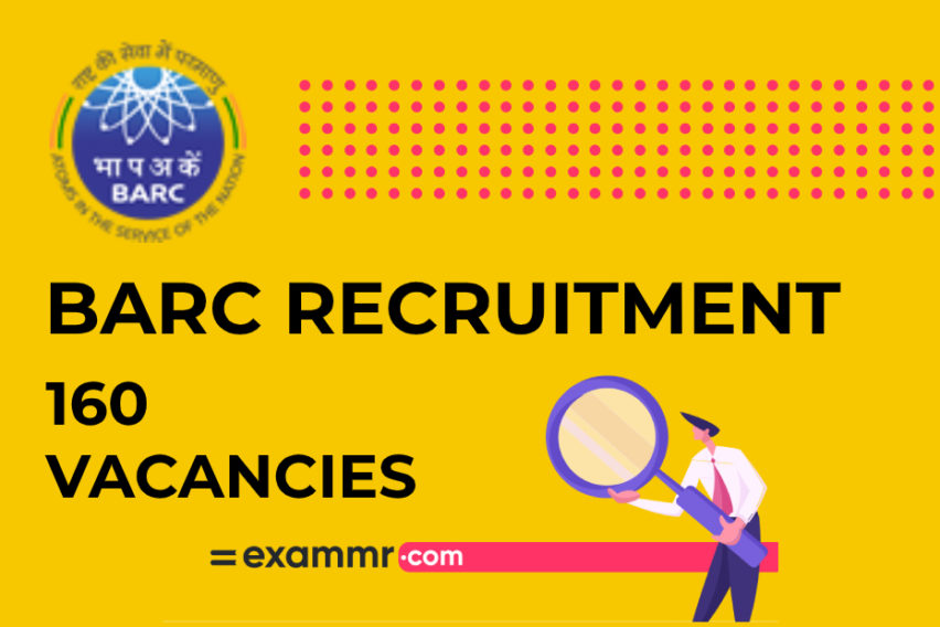 BARC Recruitment: 160 Stipendiary Trainee & Technician Vacancies