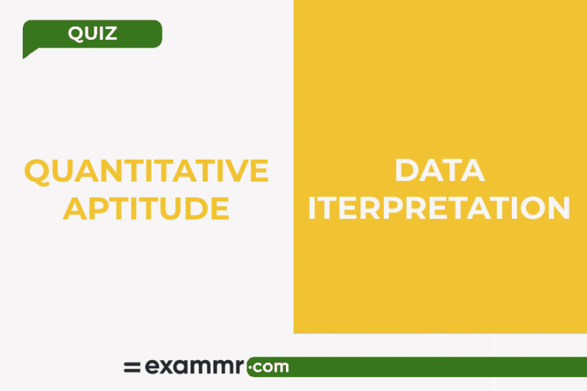 Quantitative Aptitude Quiz: Data Interpretation