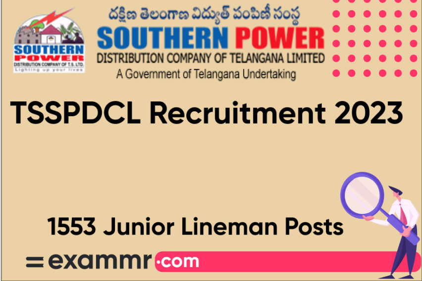 TSSPDCL Recruitment 2023: Notification Out for 1553 Junior Lineman Posts