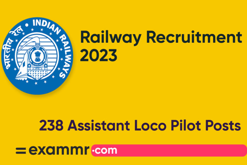 Railway Recruitment 2023: Notification Out for 238 Loco Pilot Posts; Check Details Here