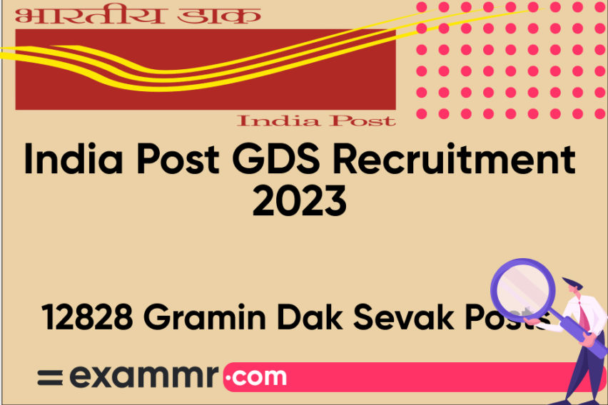 India Post GDS Recruitment 2023: Notification Out for 12828 Gramin Dak Sevak Posts